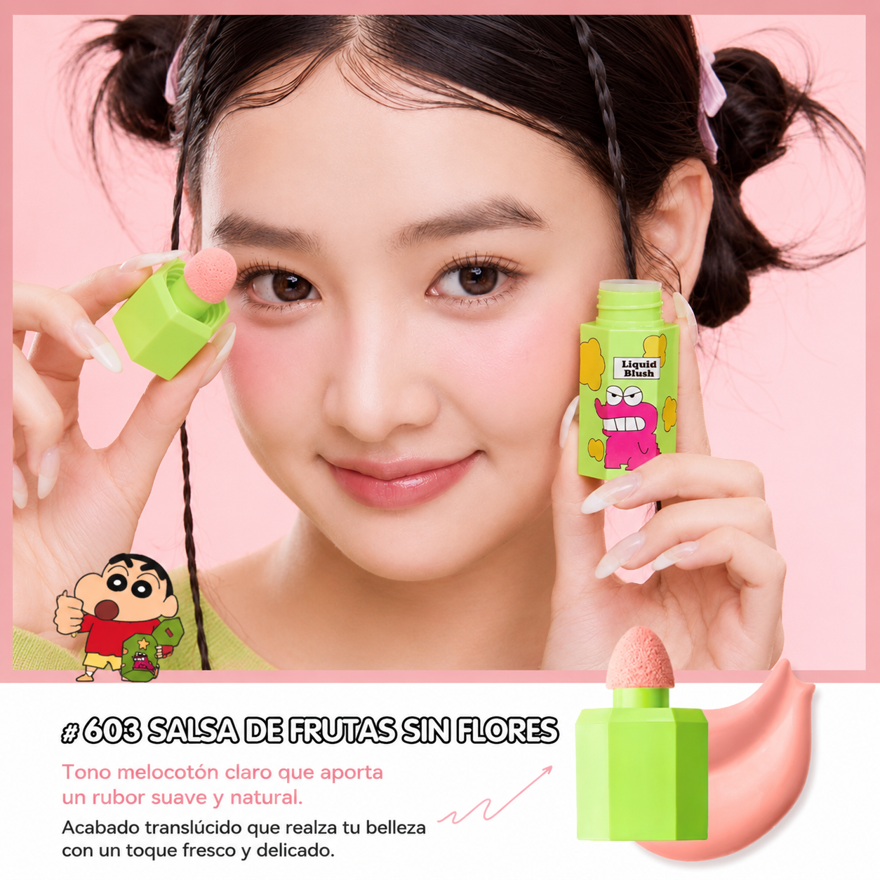 CRAYON SHIN-CHAN Liquid Blush Cushion