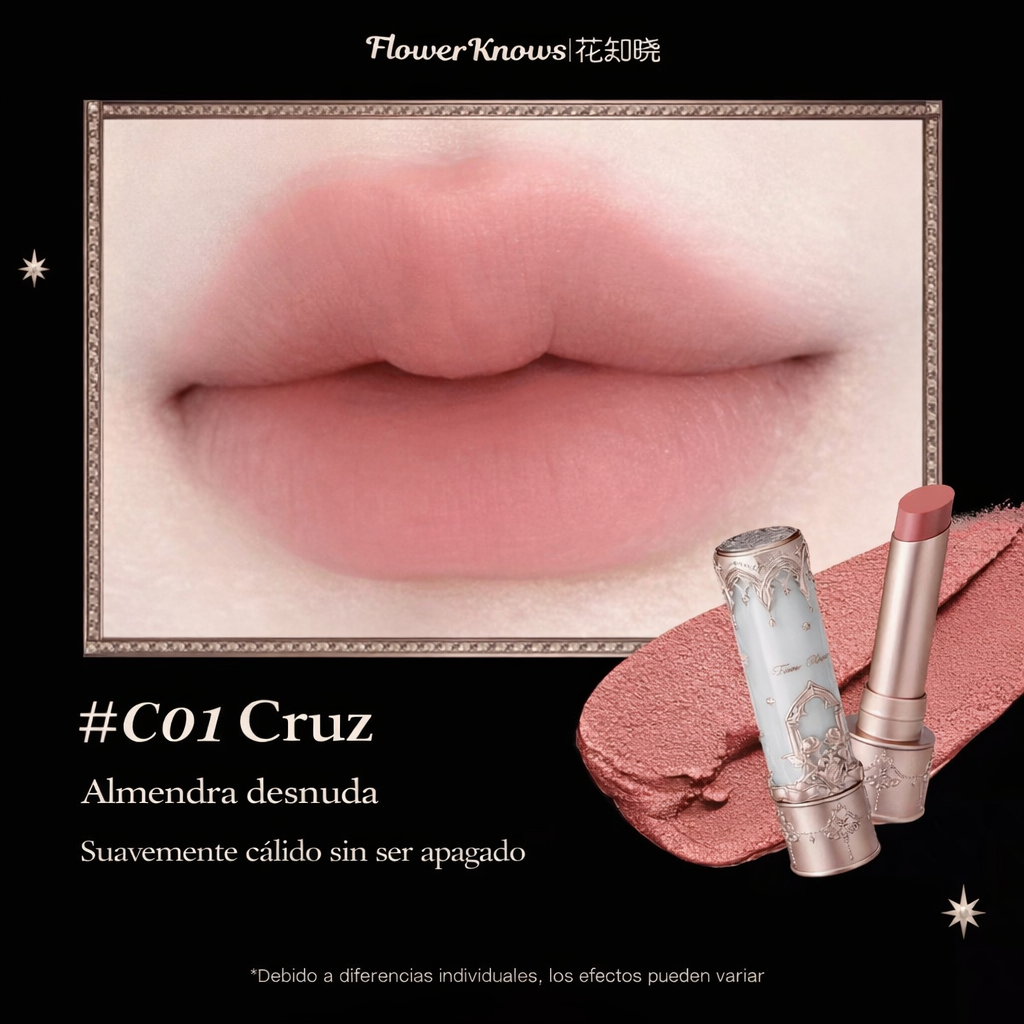 FLOWER KNOWS Labial Matte Angelic Veil