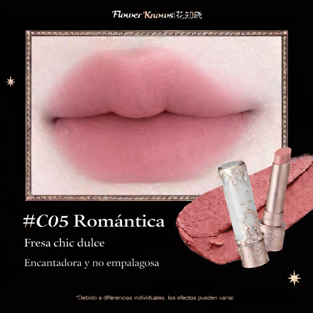 FLOWER KNOWS Labial Matte Angelic Veil