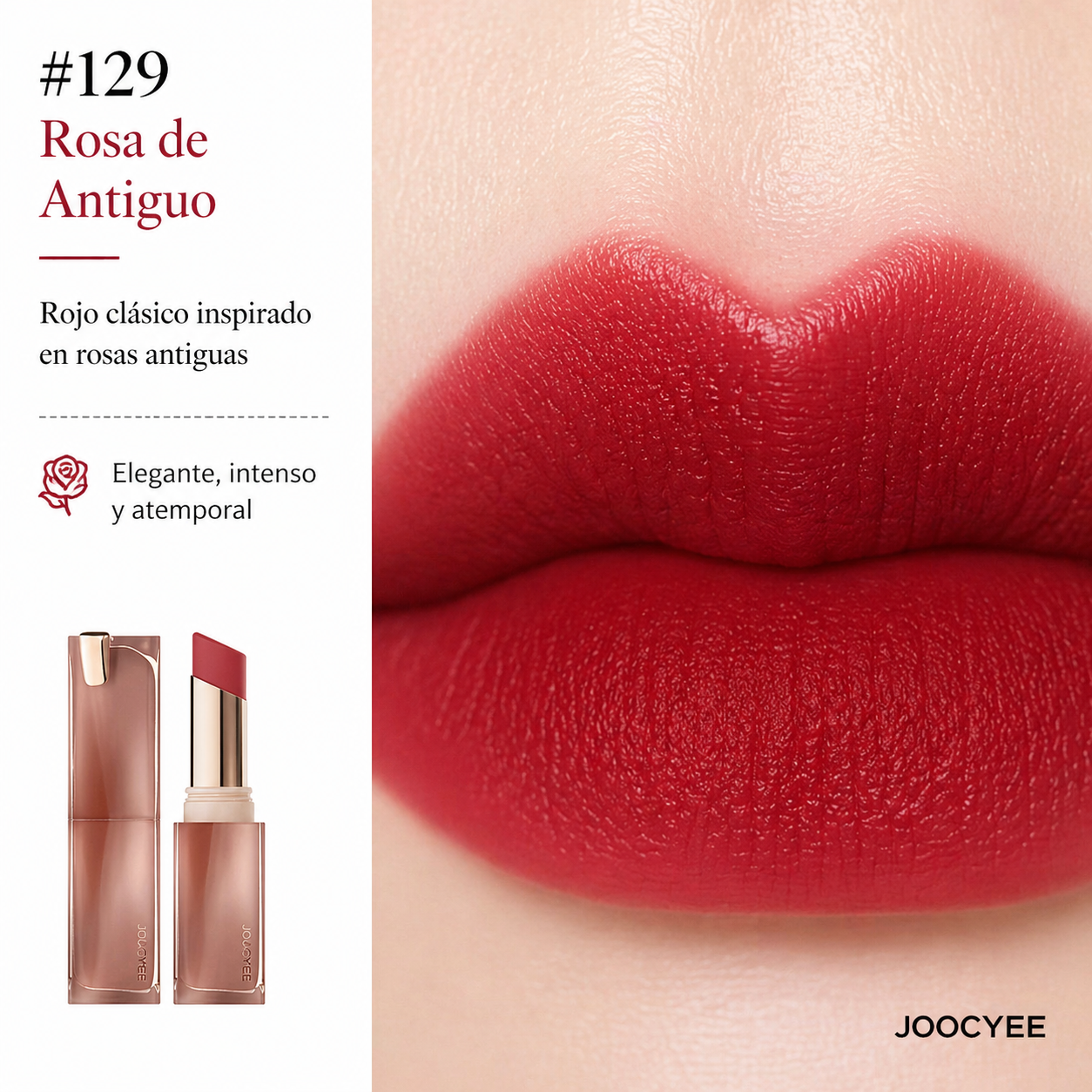 JOOCYEE Labial Mate Terciopelo