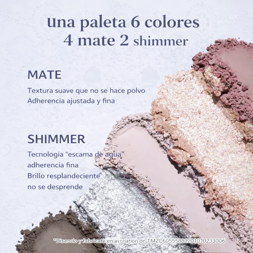 FLOWER KNOWS Moonlight Mermaid Five-Color Jewelry Eyeshadow Palette