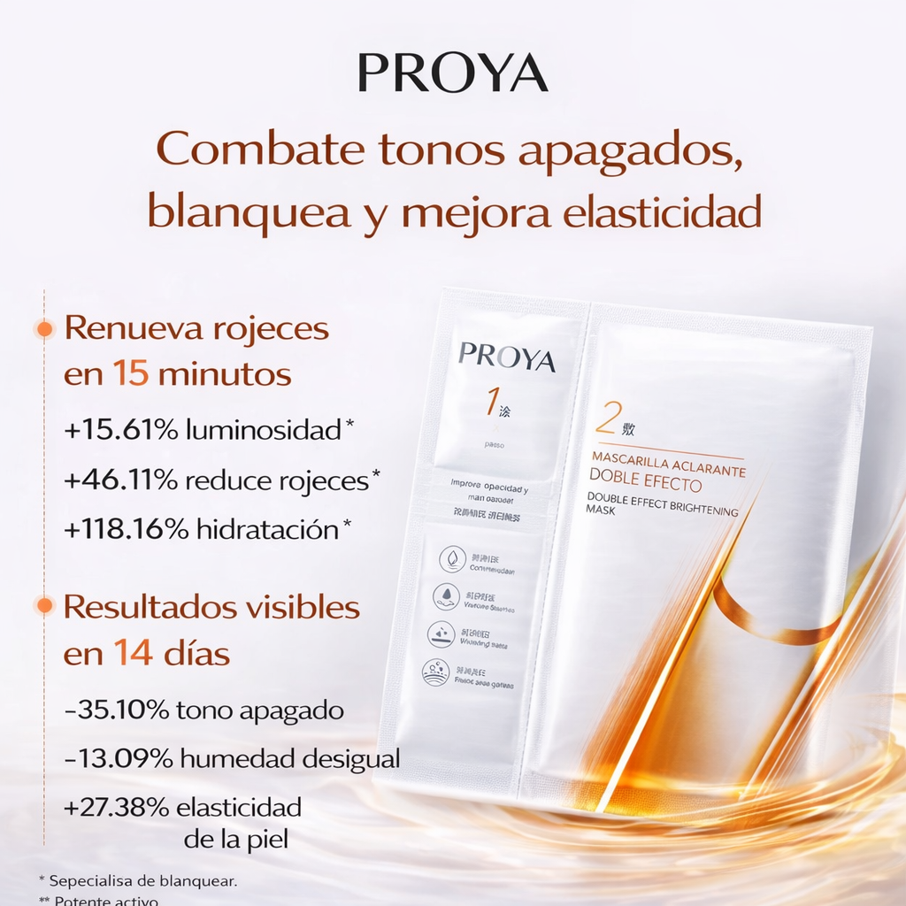 PROYA Mascarilla Doble Efecto (5 unidades)