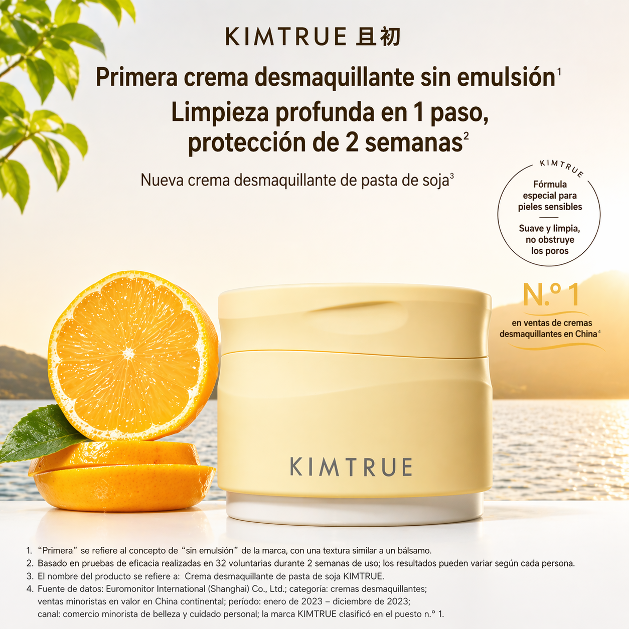 KIMTRUE Crema Desmaquillante de Soja (100ml)