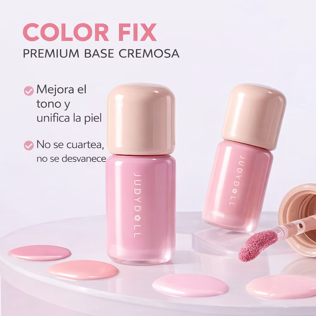 JUDYDOLL Color Fix Premium Base Cremosa - Alta Cobertura (5g)