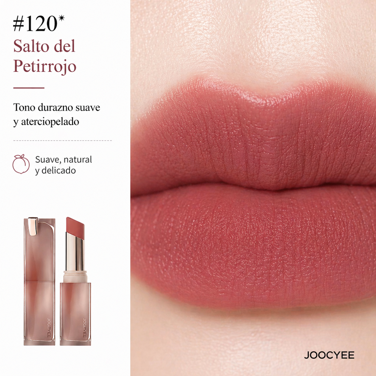 JOOCYEE Labial Mate Terciopelo