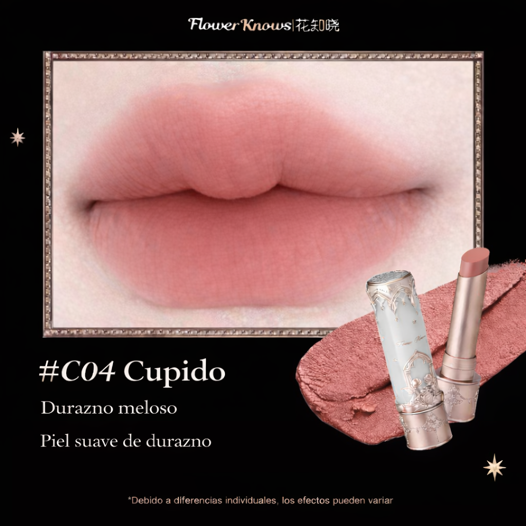 FLOWER KNOWS Labial Matte Angelic Veil