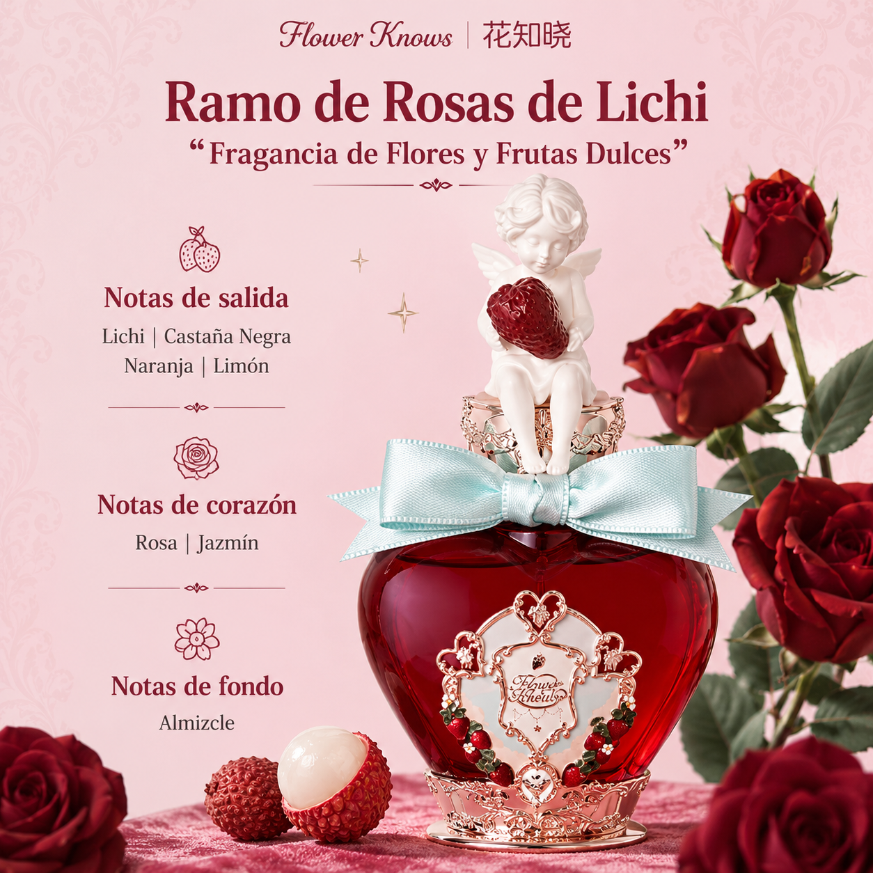 FLOWER KNOWS – Ramo de Rosas de Lichi (50ml)