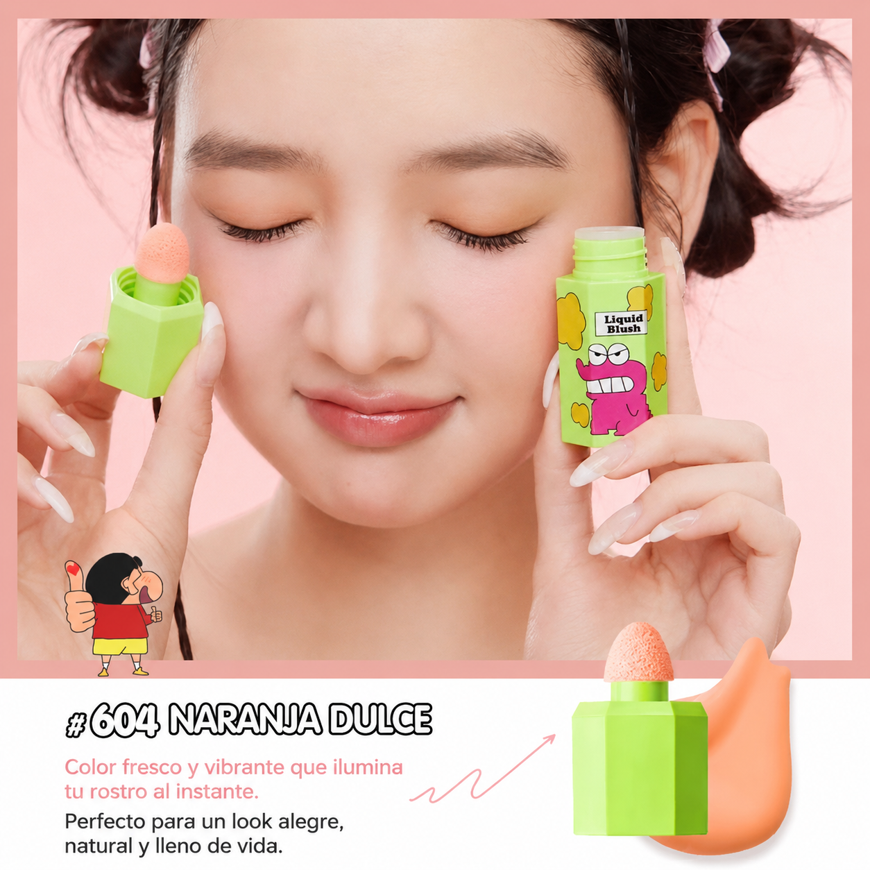 CRAYON SHIN-CHAN Liquid Blush Cushion