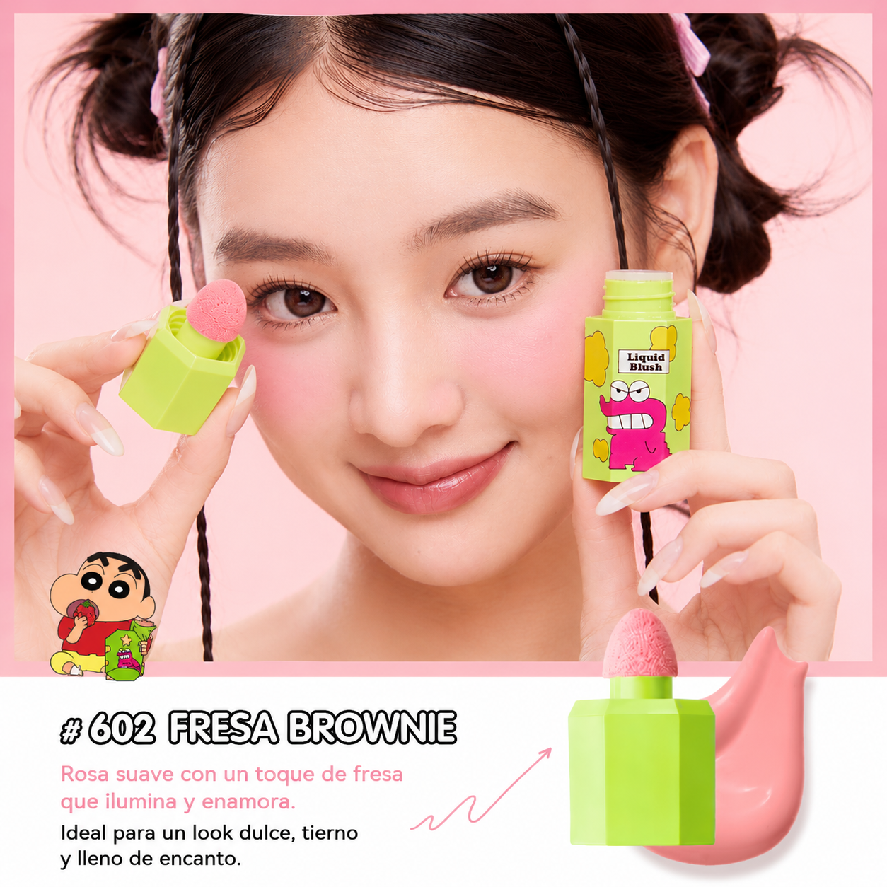 CRAYON SHIN-CHAN Liquid Blush Cushion